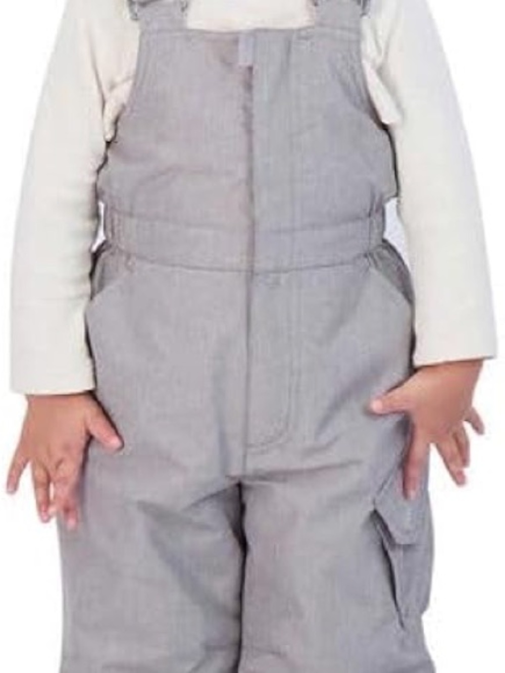 Gerry Weber Kids Light Gray Snow Overalls - Picture 3 of 11